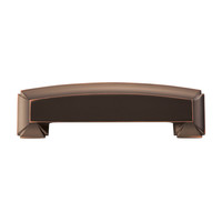Bridges Cup Pull Oil-Rubbed Bronze Highlighted - 3 3/4 in
