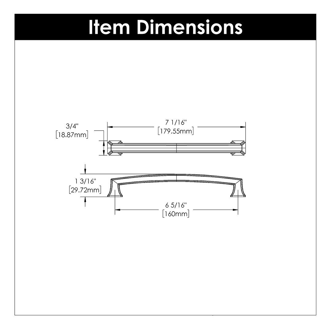 Hickory Hardware Bridges Pull