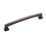 Hickory Hardware Bridges Pull Oil-Rubbed Bronze Highlighted - 6 5/16 in