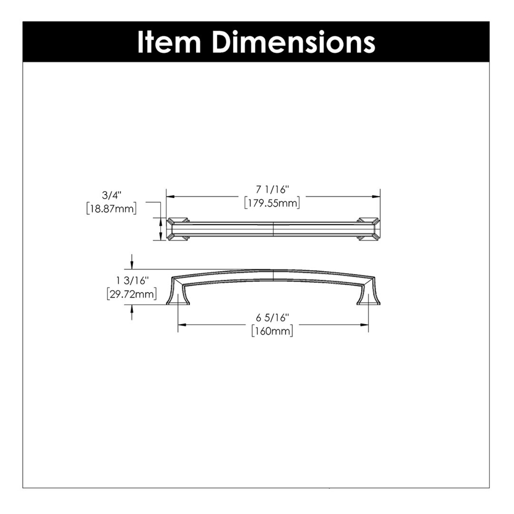 Hickory Hardware Bridges Pull