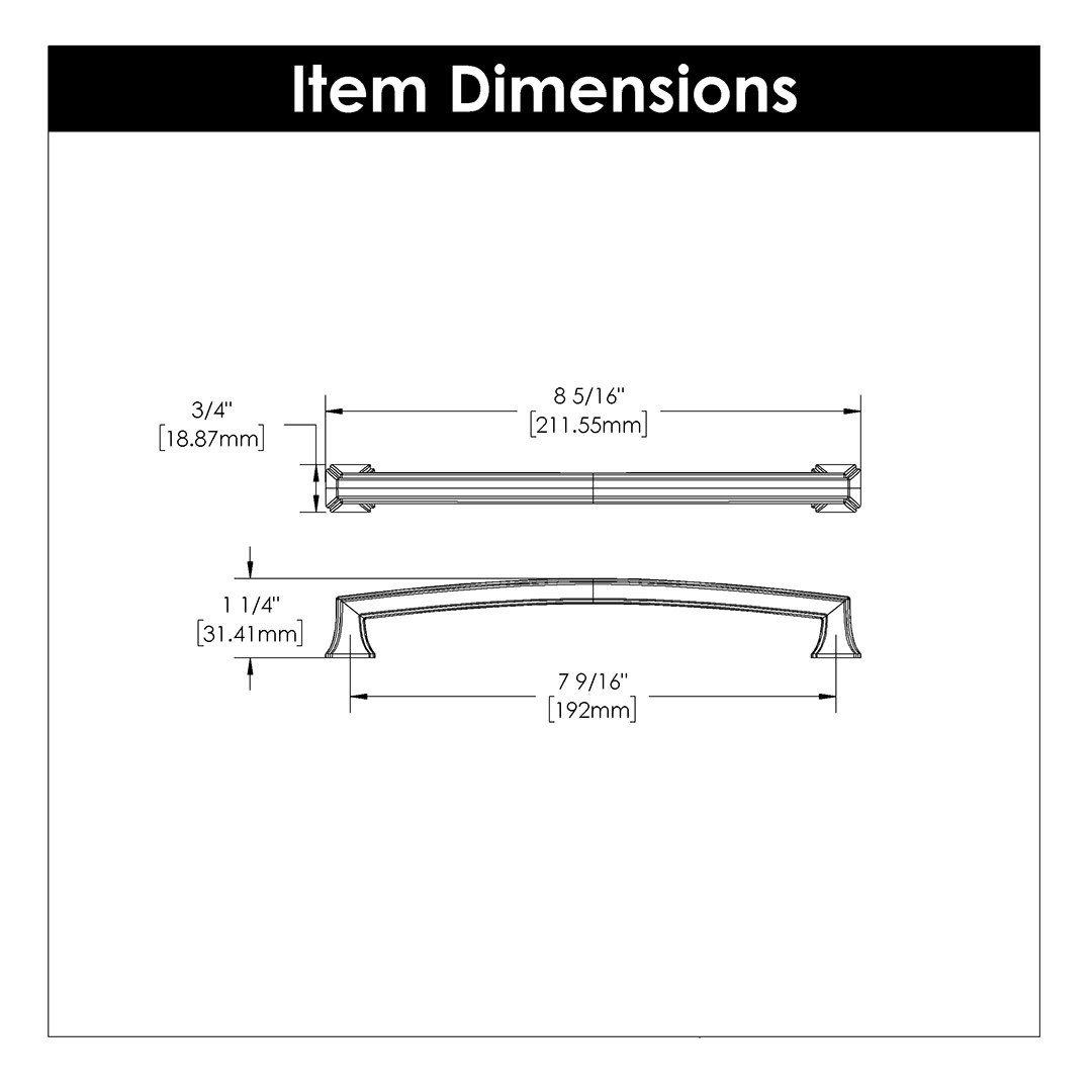 Hickory Hardware Bridges Pull