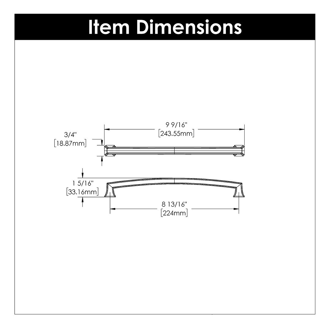 Hickory Hardware Bridges Pull