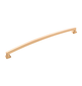 Hickory Hardware Bridges Pull Brushed Golden Brass - 12 in