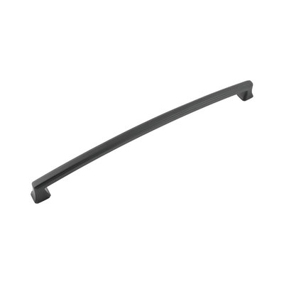 Hickory Hardware Bridges Pull Matte Black - 12 in