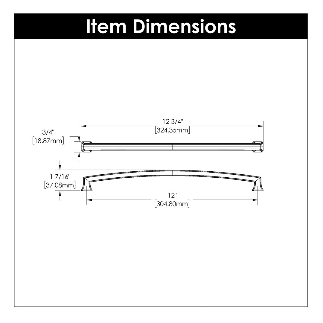 Hickory Hardware Bridges Pull