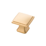 Hickory Hardware Bridges Knob Brushed Golden Brass - 1 3/4 in