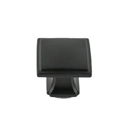 Hickory Hardware Bridges Knob Matte Black - 1 3/4 in