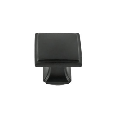 Hickory Hardware Bridges Knob Matte Black - 1 3/4 in