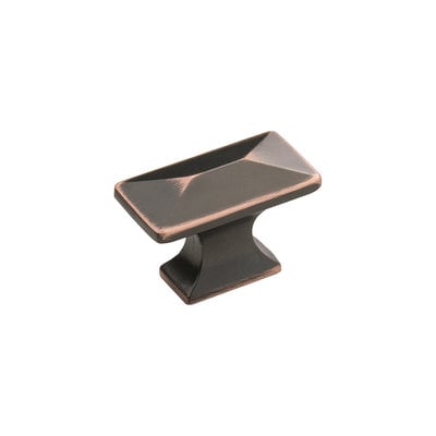 Hickory Hardware Bungalow Knob Oil-Rubbed Bronze Highlighted - 1 1/4 in