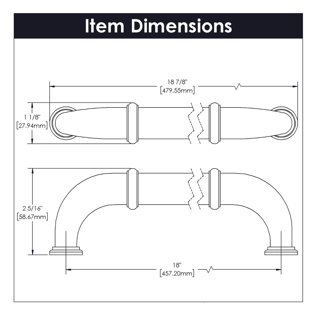 Hickory Hardware Cottage Appliance Pull