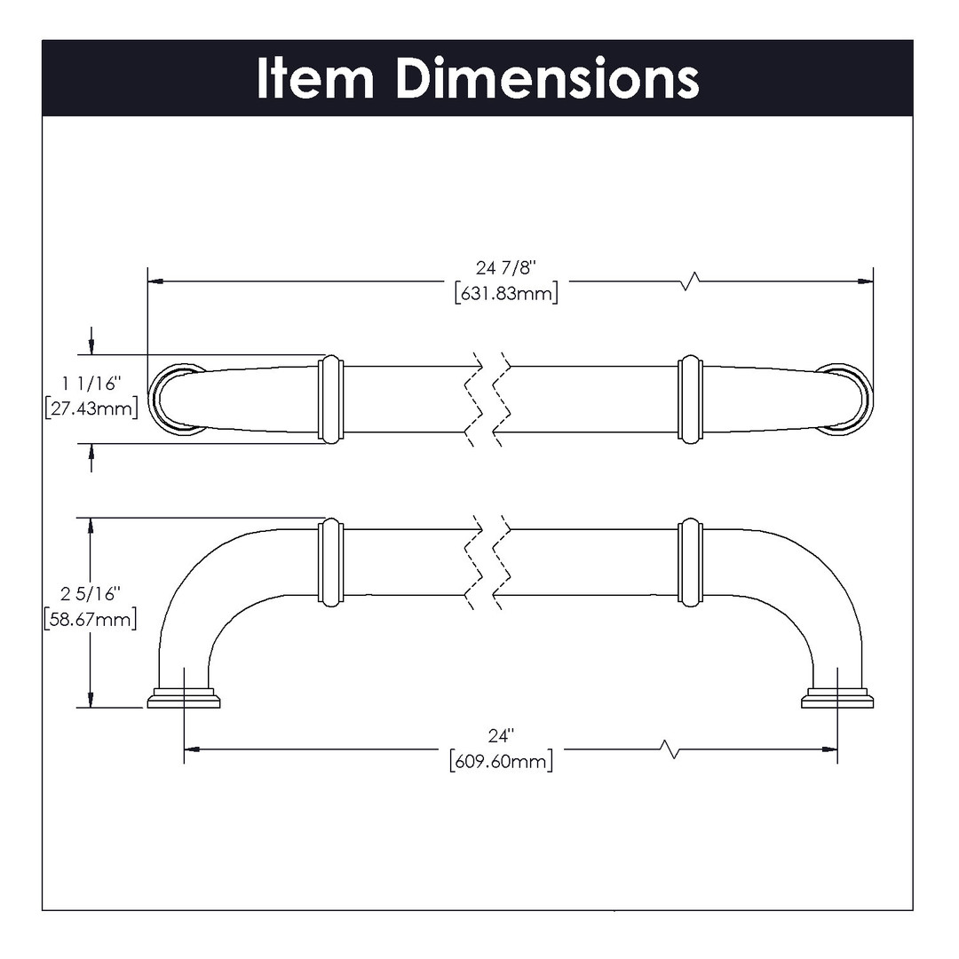 Hickory Hardware Cottage Appliance Pull