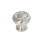 Hickory Hardware Cottage Ornamental Knob Satin Nickel - 1 1/4 in