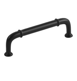 Hickory Hardware Cottage Pull Matte Black - 3 3/4 in