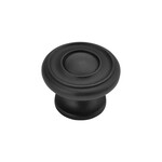 Hickory Hardware Cottage Ornamental Knob Matte Black - 1 1/2 in