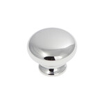 Hickory Hardware Cottage Round Knob Chrome - 1 1/8 in