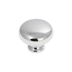 Hickory Hardware Cottage Round Knob Chrome - 1 1/4 in