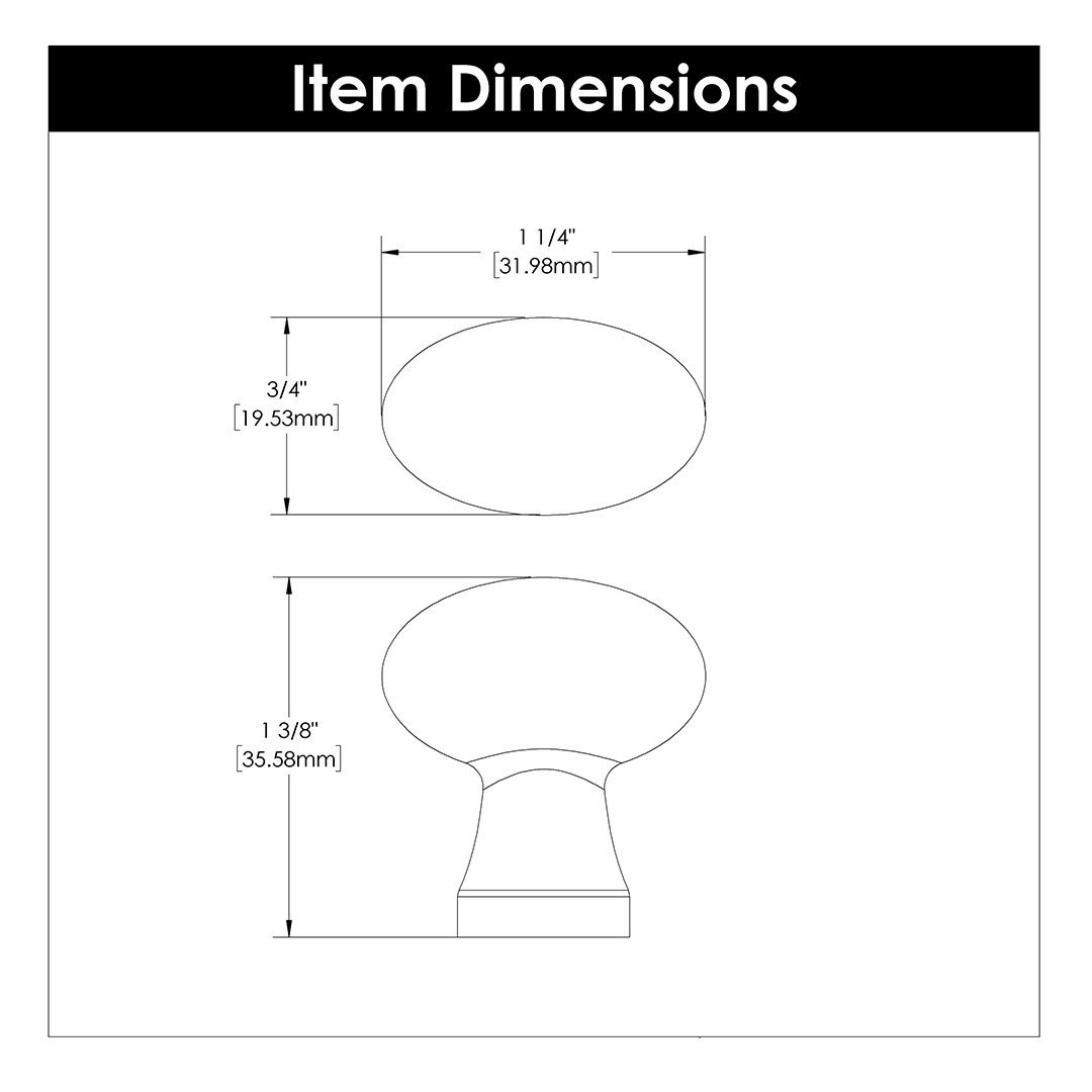 Hickory Hardware Crystal Palace Egg Knob