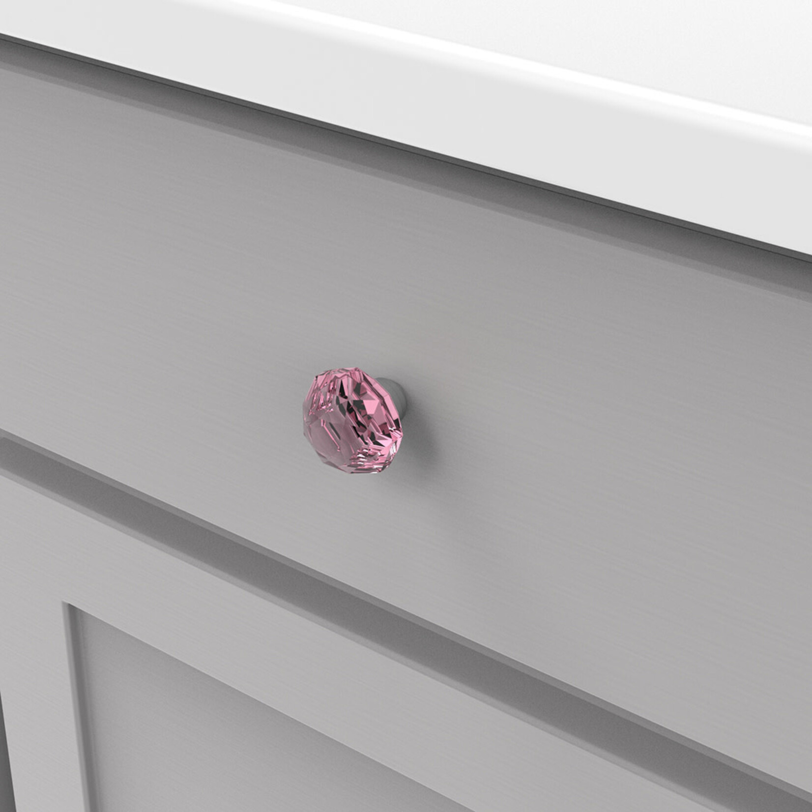 Hickory Hardware Crystal Palace Diamond Knob