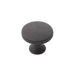 Hickory Hardware Forge Round Knob Black Iron - 1 3/8 in