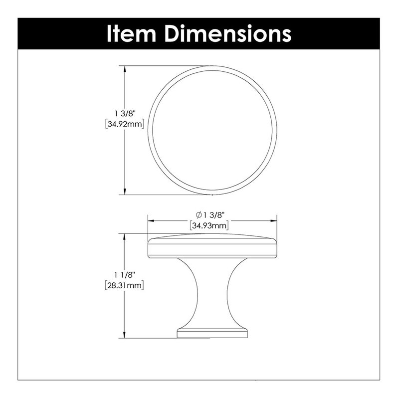 Hickory Hardware Forge Satin Nickel Cabinet Knob at The Knob Shop