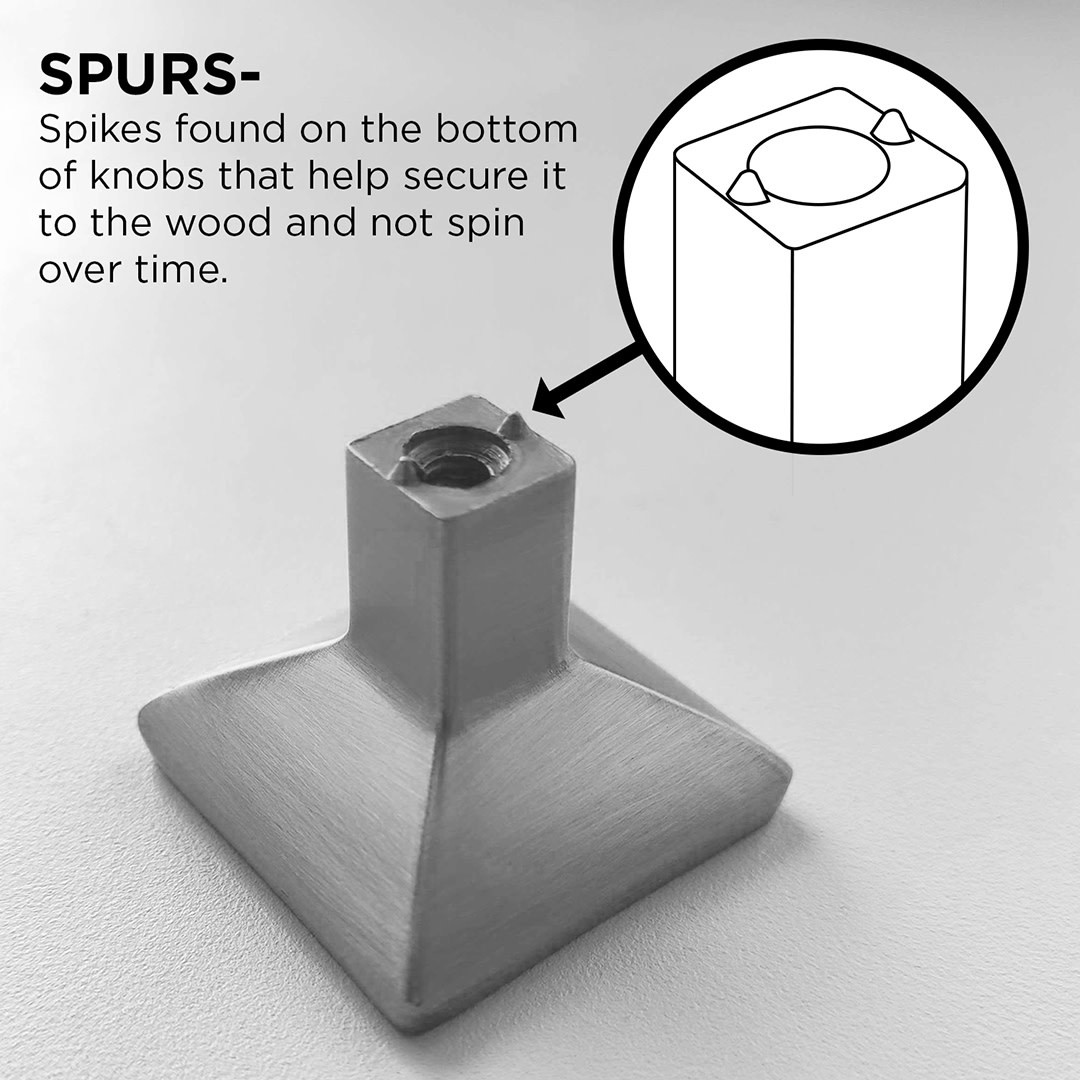 Hickory Hardware Forge Square Knob