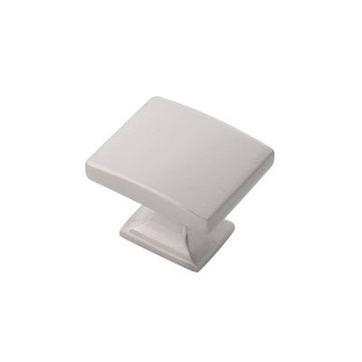 Hickory Hardware Forge Square Knob Satin Nickel - 1 7/16 in