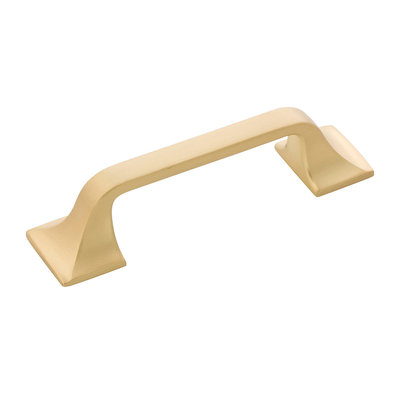 Hickory Hardware Forge Pull Brushed Golden Brass - 3 in