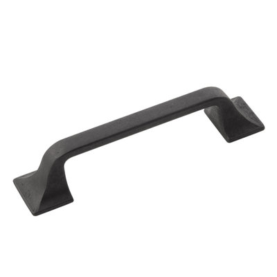 Hickory Hardware Forge Pull Black Iron - 3 3/4 in