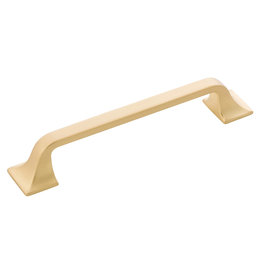 Hickory Hardware Forge Pull Brushed Golden Brass - 5 1/16 in