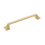 Hickory Hardware Forge Pull Brushed Golden Brass - 6 5/16 in