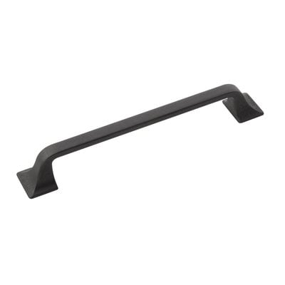 Hickory Hardware Forge Pull Black Iron - 6 5/16 in