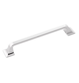 Hickory Hardware Forge Pull Chrome - 6 5/16 in