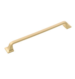 Hickory Hardware Forge Pull Brushed Golden Brass - 8 13/16 in