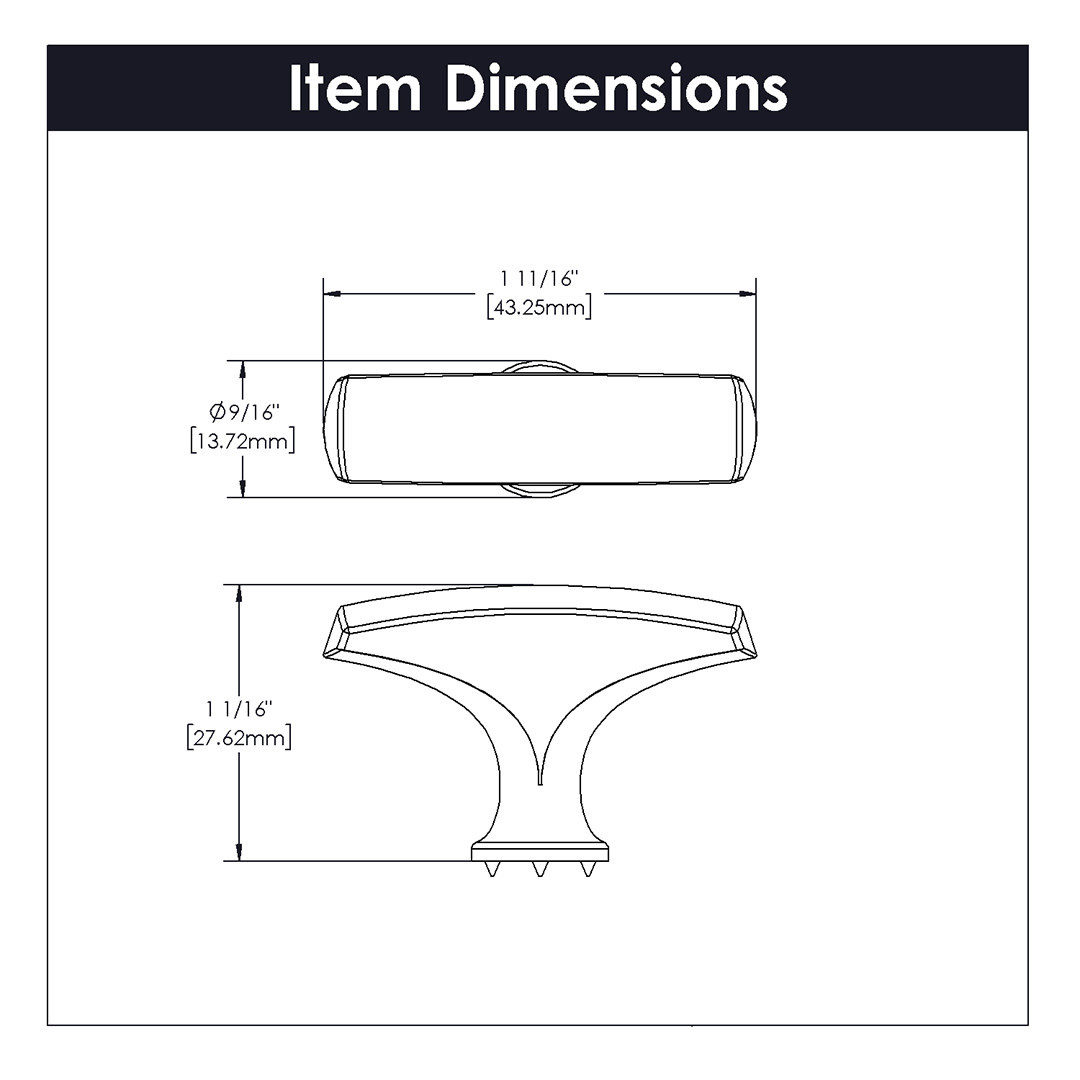 Hickory Hardware Greenwich Knob