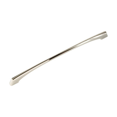 Hickory Hardware Greenwich Pull Polished Nickel - 12 in