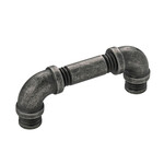 Hickory Hardware Pipeline Pull Black Nickel Vibed - 3 in