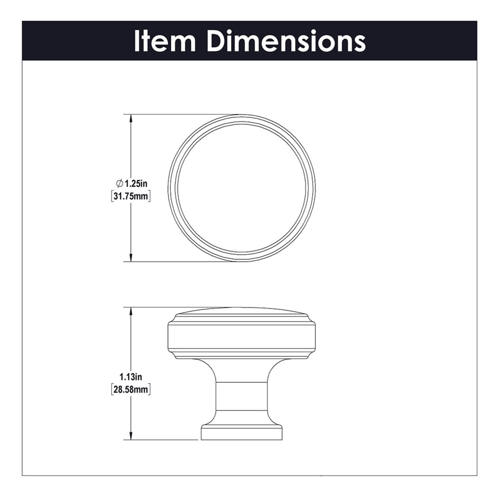 Hickory Hardware Piper Knob