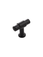 Hickory Hardware Piper T-Knob Matte Black - 1 5/8 in