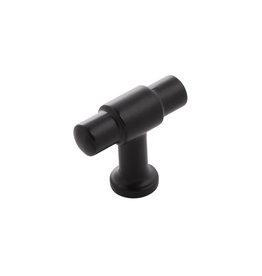 Hickory Hardware Piper T-Knob Matte Black - 1 5/8 in