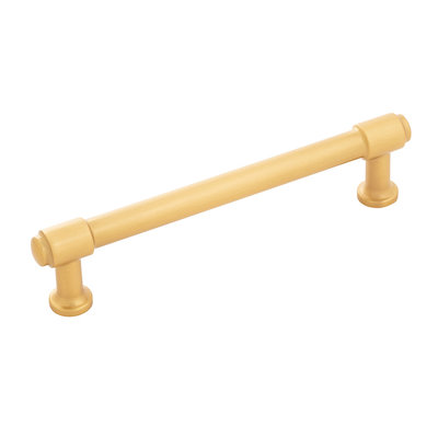 Hickory Hardware Piper Pull Brushed Golden Brass - 5 1/16 in