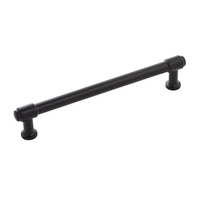 Hickory Hardware Piper Pull Matte Black - 6 5/16 in