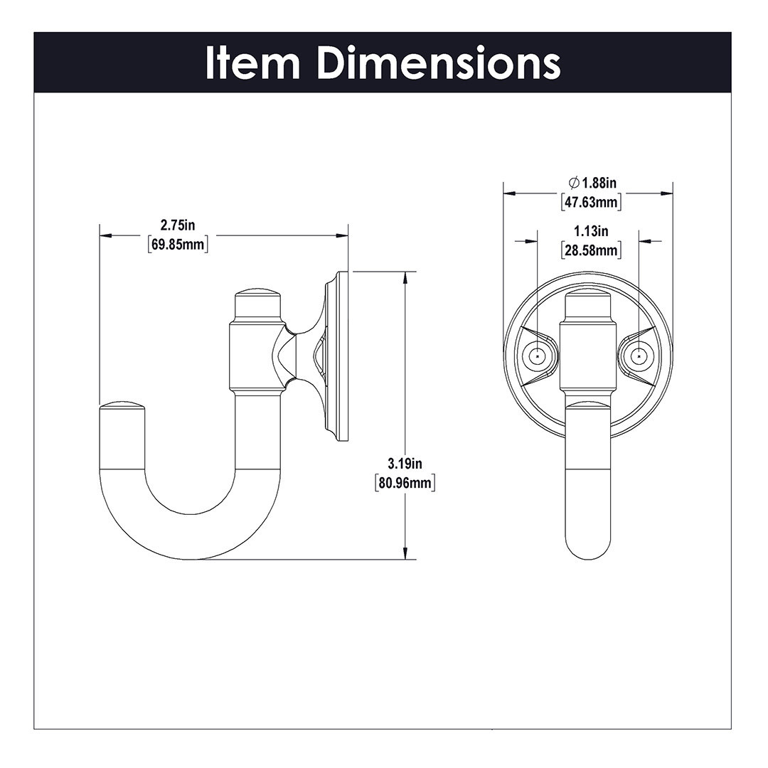 Hickory Hardware Piper Hook