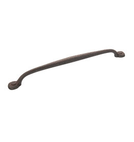 Hickory Hardware Refined Rustic Pull Rustic Iron - 12 in