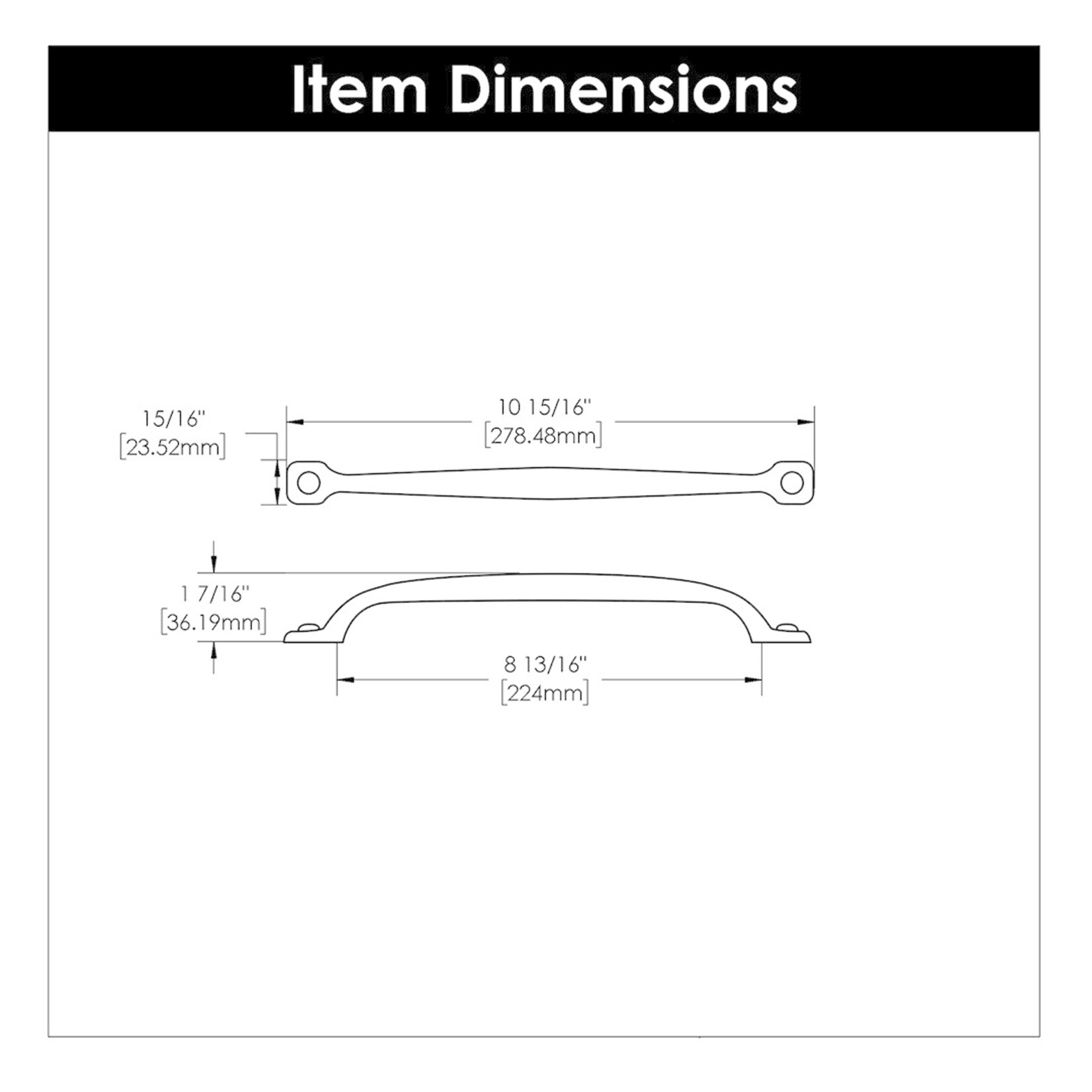 Hickory Hardware Refined Rustic Pull