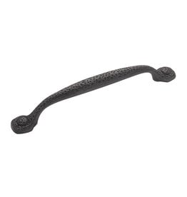 Hickory Hardware Refined Rustic Pull Black Iron - 6 5/16 in