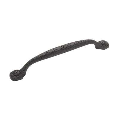 Hickory Hardware Refined Rustic Pull Black Iron - 6 5/16 in