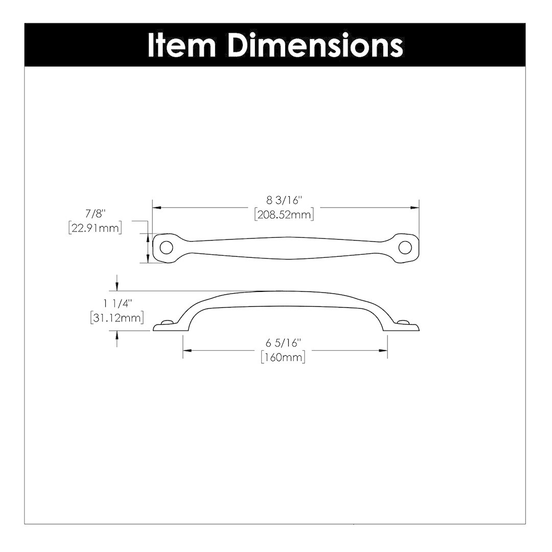 Hickory Hardware Refined Rustic Pull