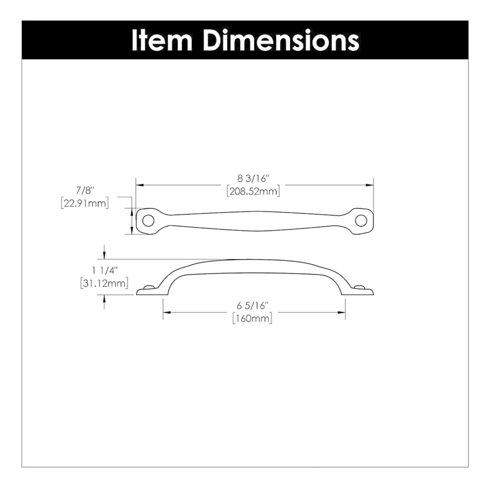 Hickory Hardware Refined Rustic Pull