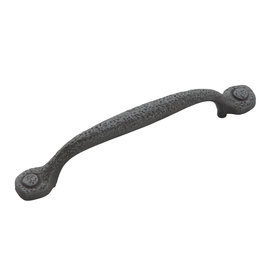 Hickory Hardware Refined Rustic Pull Black Iron - 5 1/16 in