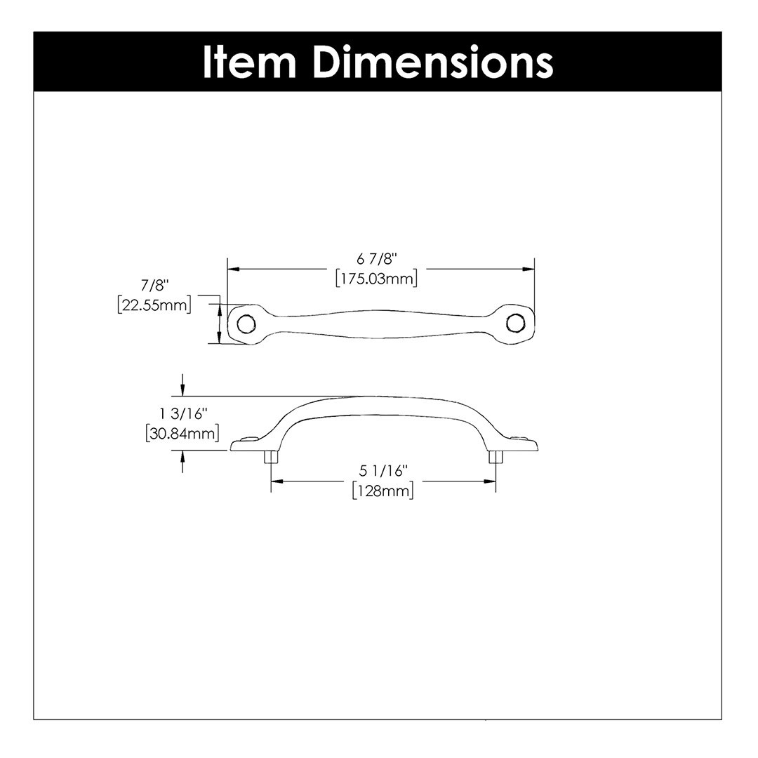 Hickory Hardware Refined Rustic Pull